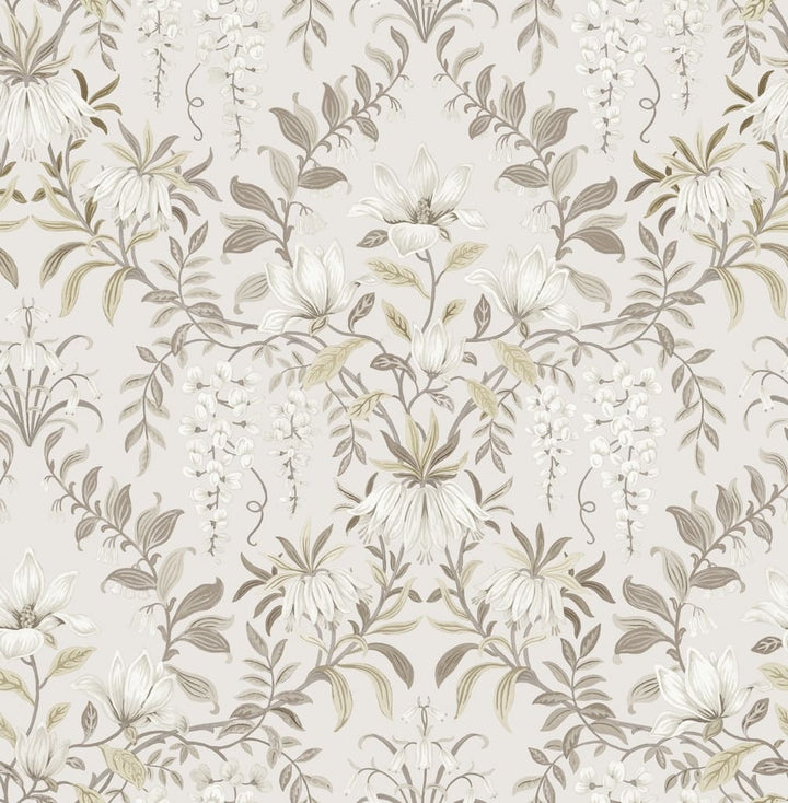 Laura Ashley Parterre Soft Natural Wallpaper