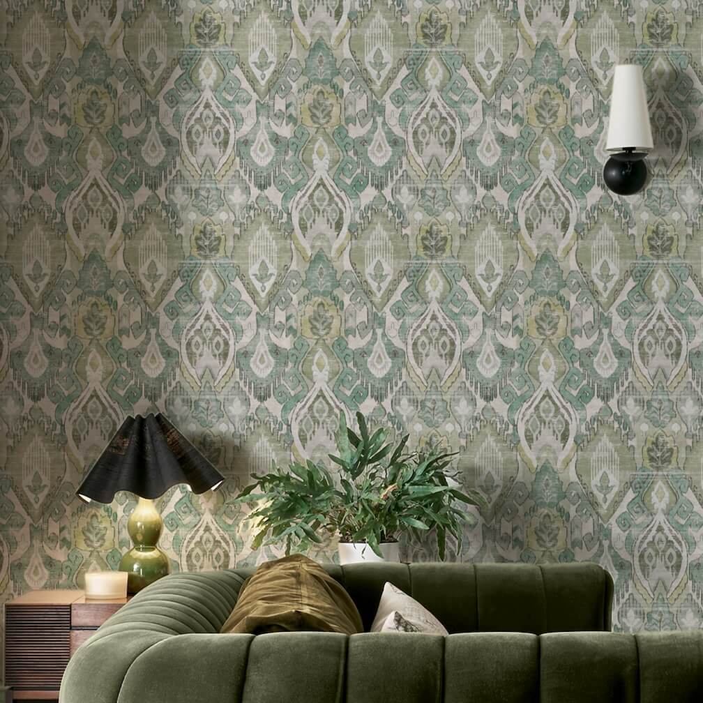 Graham & Brown Daraee Tapestry Green Wallpaper