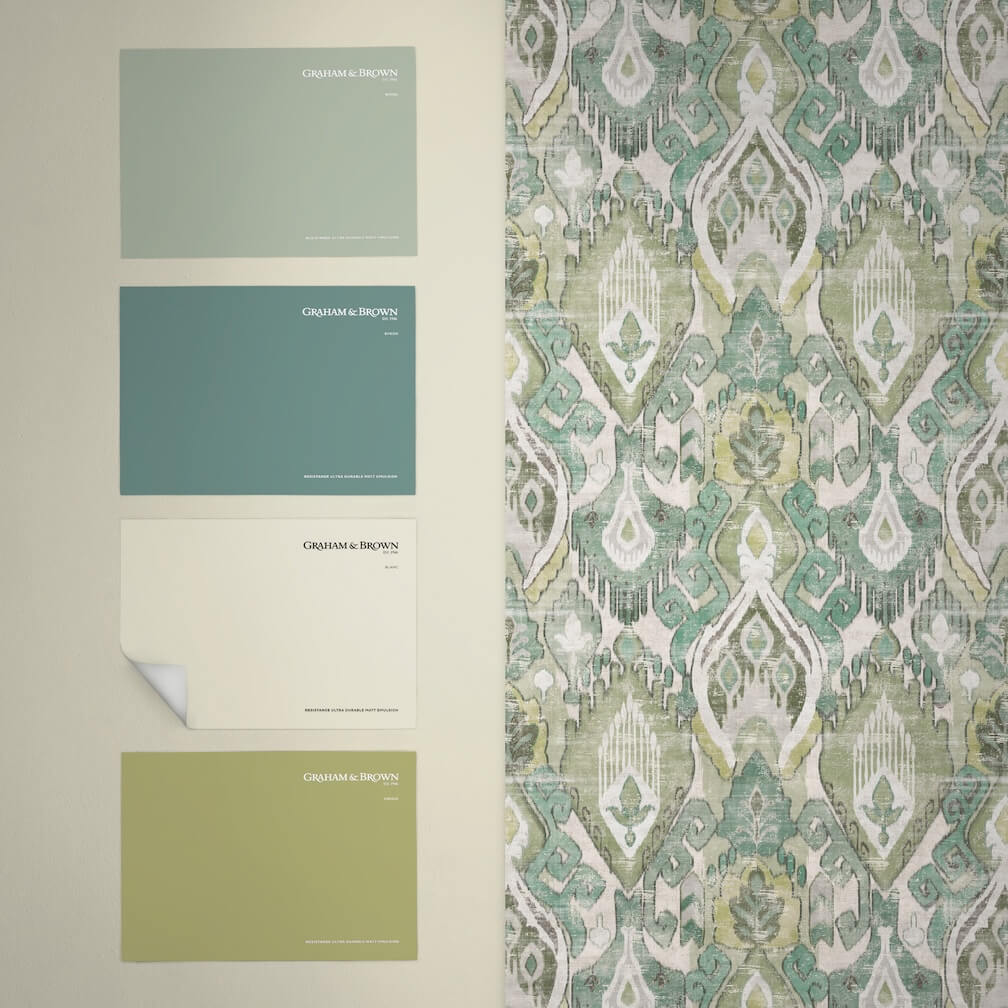 Graham & Brown Daraee Tapestry Green Wallpaper