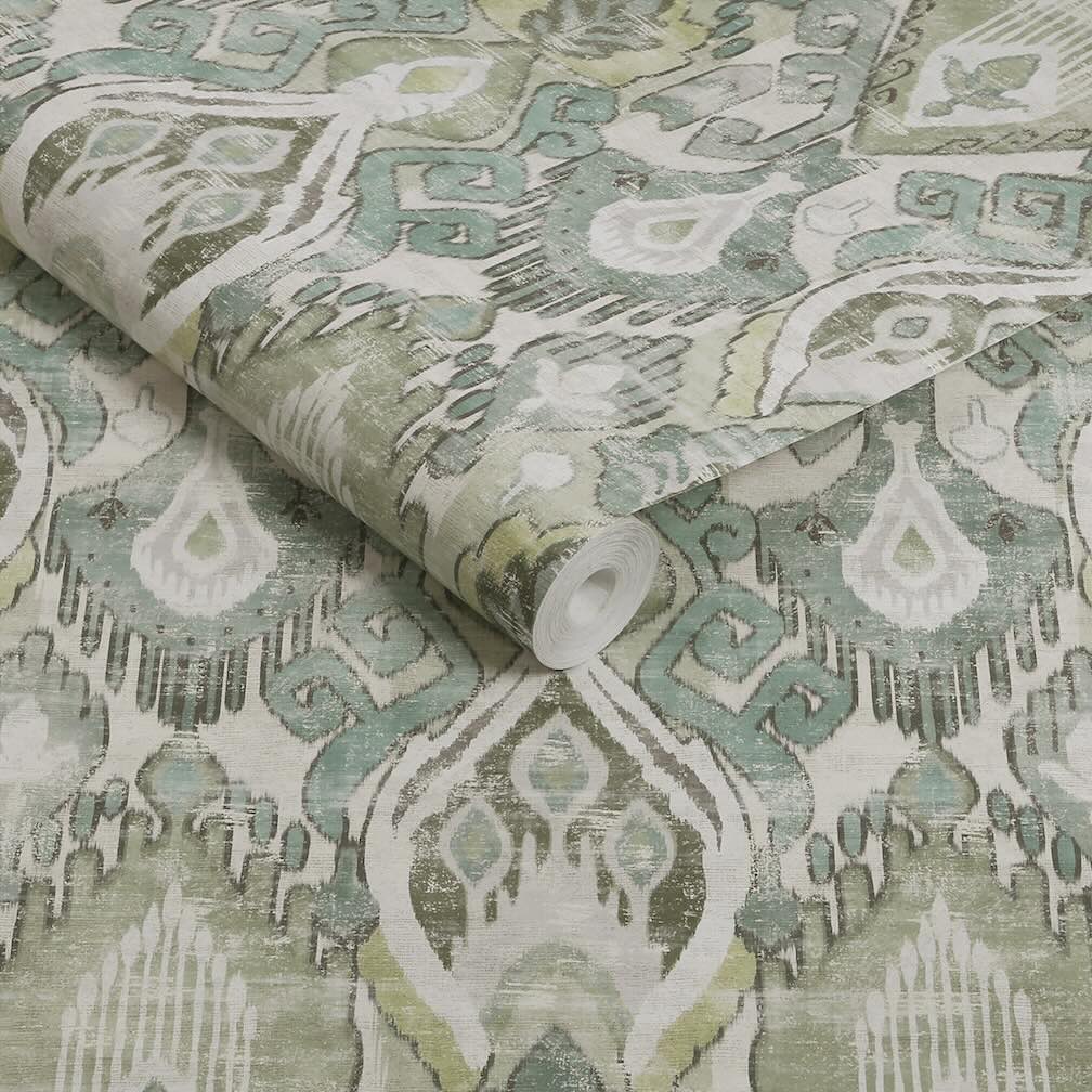 Graham & Brown Daraee Tapestry Green Wallpaper