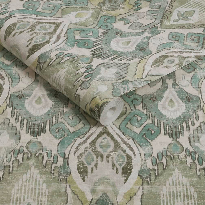 Graham & Brown Daraee Tapestry Green Wallpaper