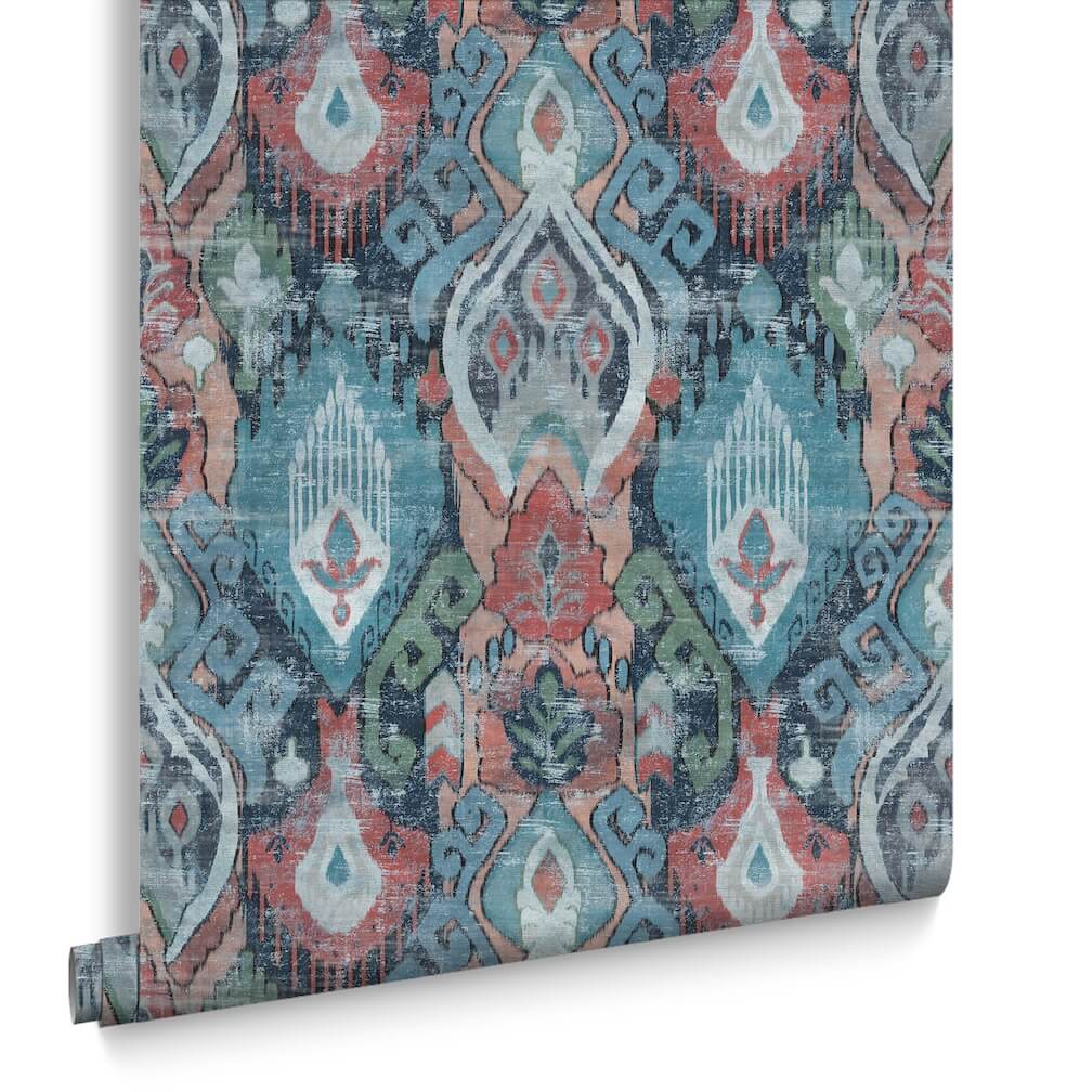 Graham & Brown Daraee Tapestry Blue Wallpaper