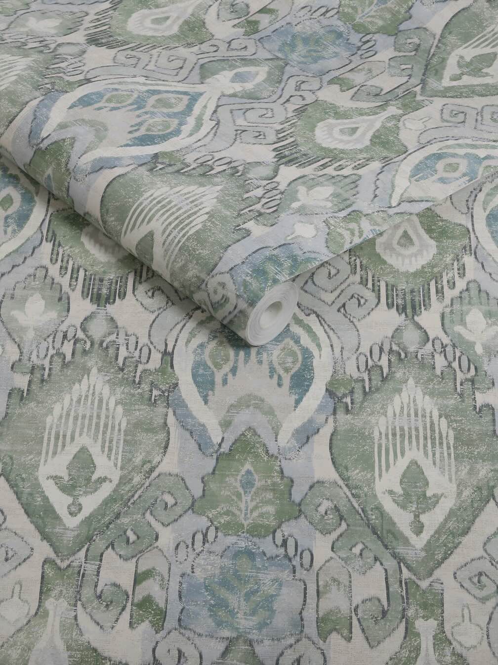 Graham & Brown Daraee Tapestry Blue & Green Wallpaper