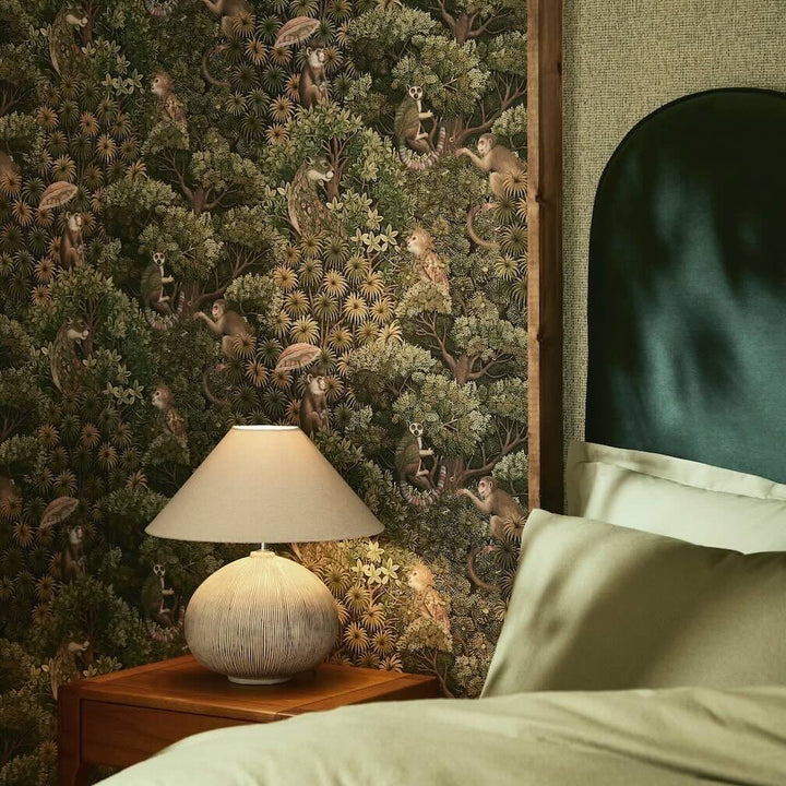 Graham & Brown Treetop Troop Green Wallpaper