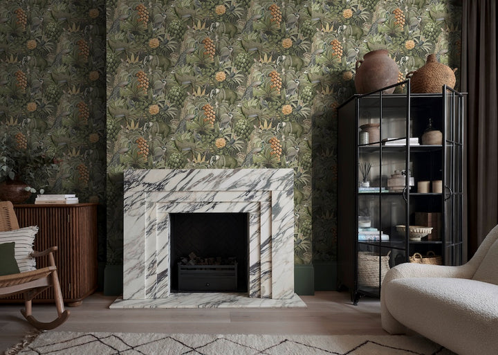 Graham & Brown Jungle Jamboree Sage Wallpaper