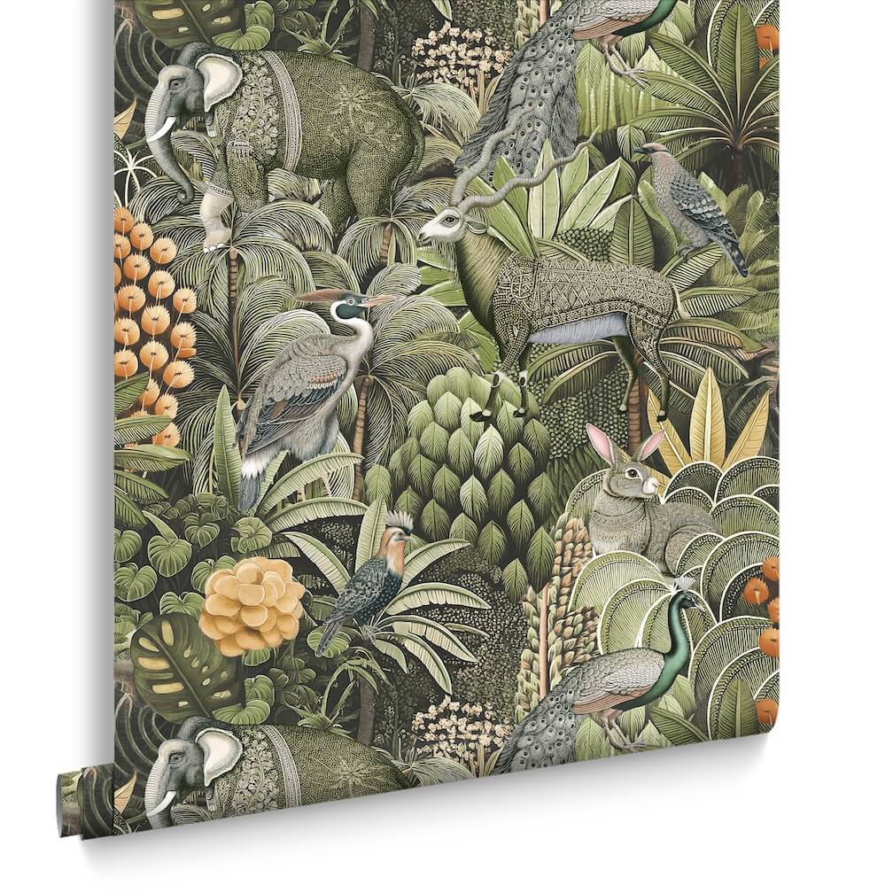 Graham & Brown Jungle Jamboree Sage Wallpaper