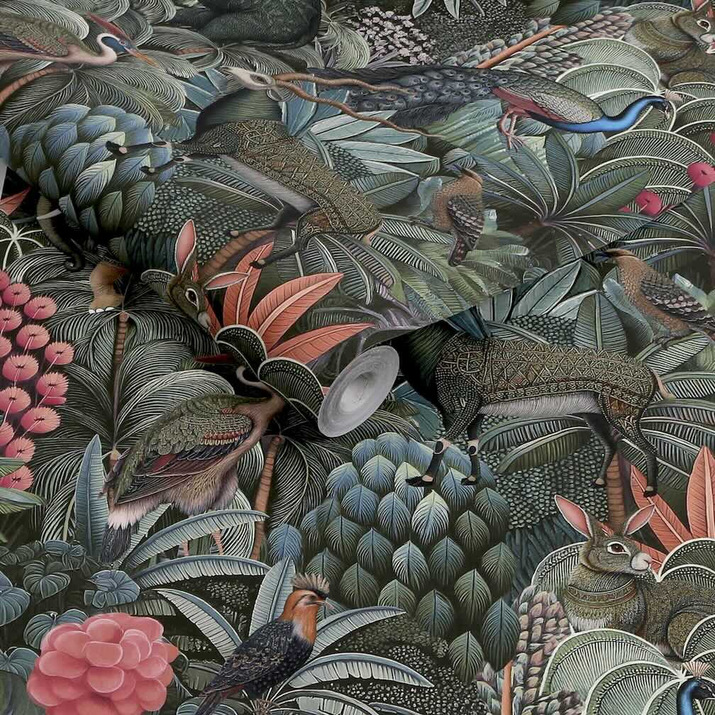 Graham & Brown Jungle Jamboree Green Wallpaper