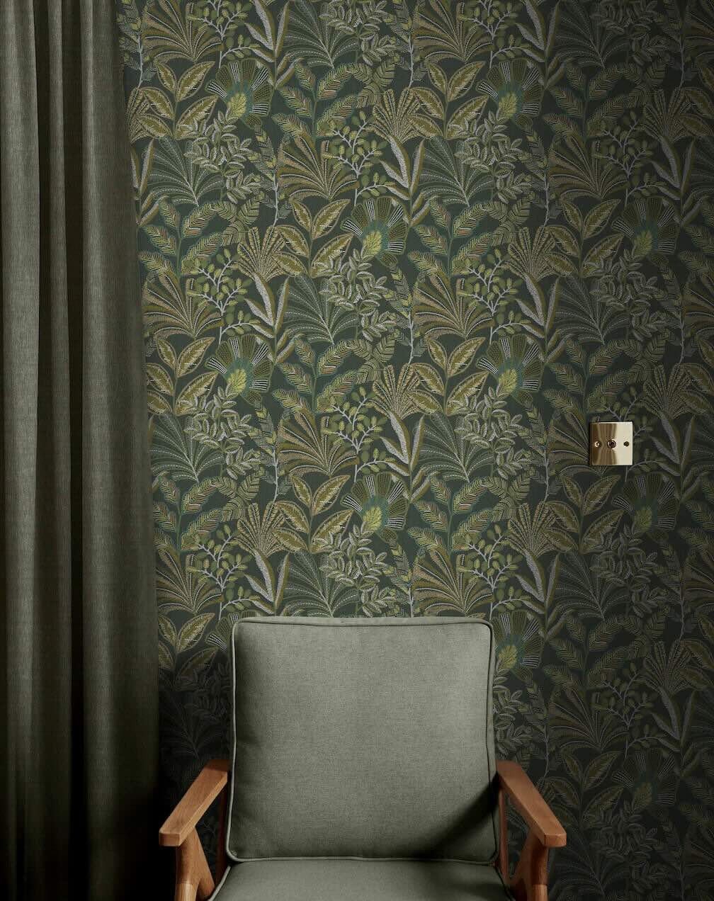 Graham & Brown Vendura Weave Emerald Wallpaper