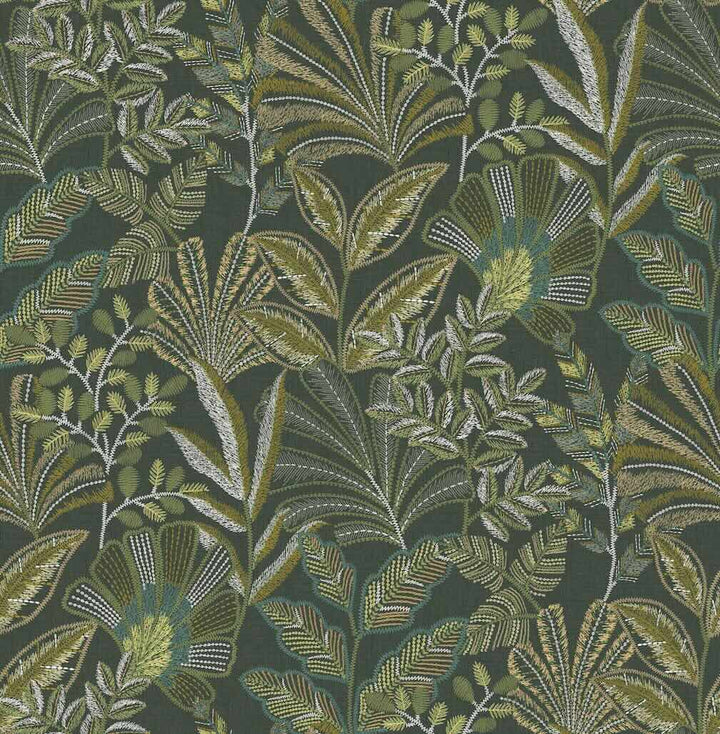 Graham & Brown Vendura Weave Emerald Wallpaper