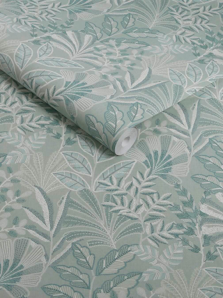 Graham & Brown Vendura Weave Sky Wallpaper