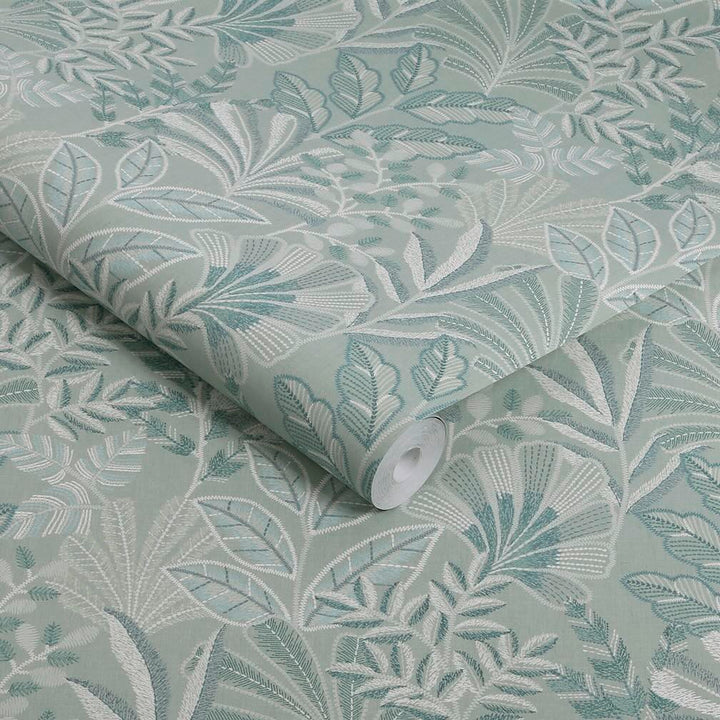 Graham & Brown Vendura Weave Sky Wallpaper