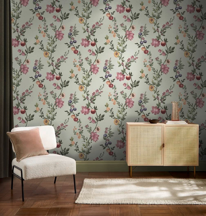 Graham & Brown Allurium Sage Wallpaper