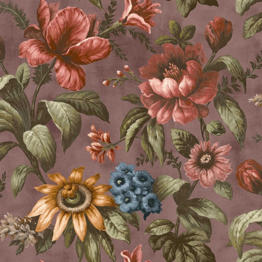 Superfresco Easy Gardenia Thistle Wallpaper