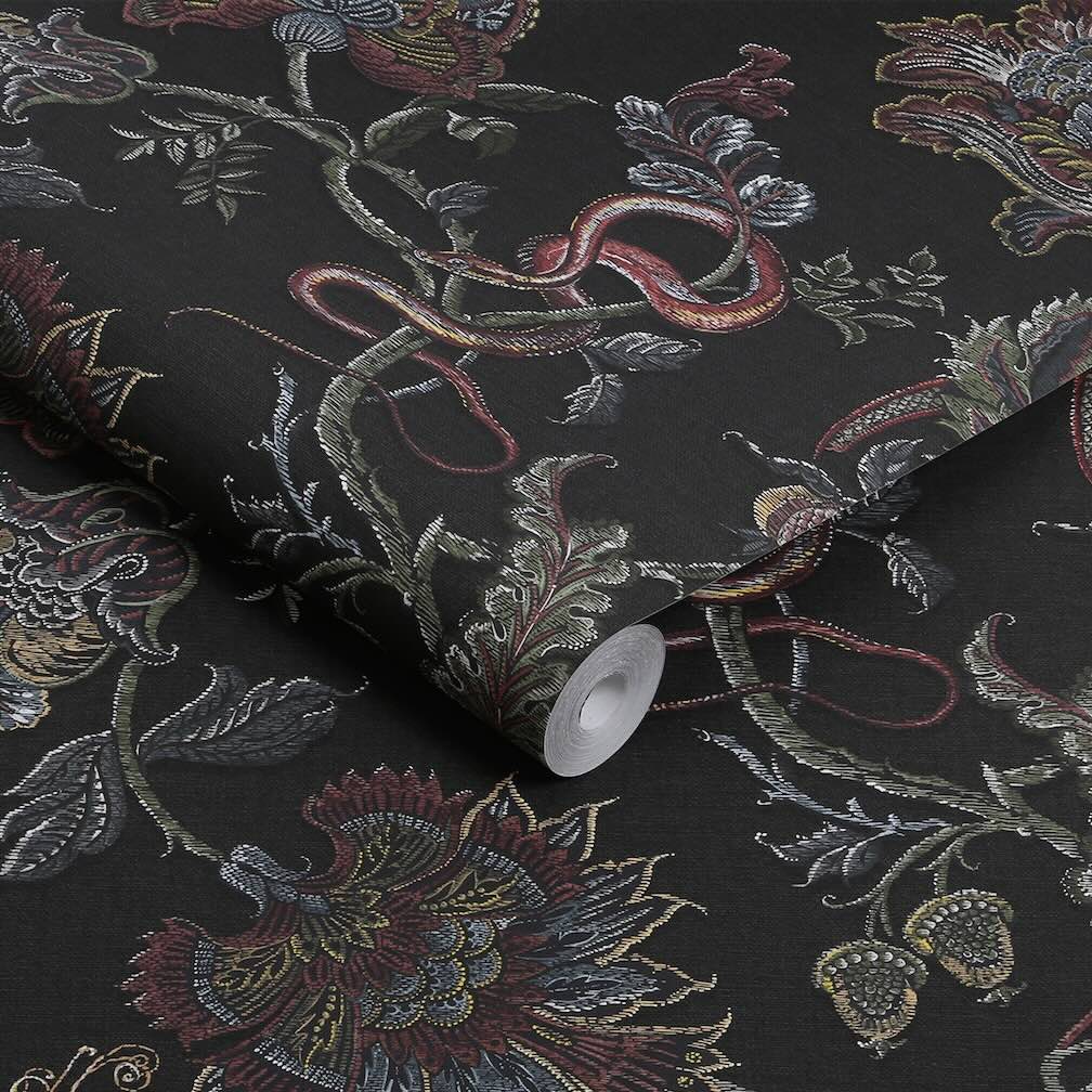 Graham & Brown Eternal Weave Black Wallpaper (Set of 2 Rolls)