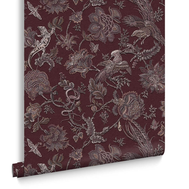 Graham & Brown Eternal Weave Damson Wallpaper (Set of 2 Rolls)