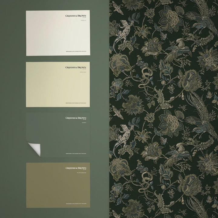 Graham & Brown Eternal Weave Emerald Wallpaper (Set of 2 Rolls)