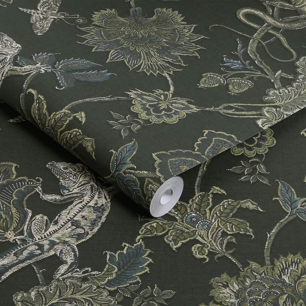 Graham & Brown Eternal Weave Emerald Wallpaper (Set of 2 Rolls)
