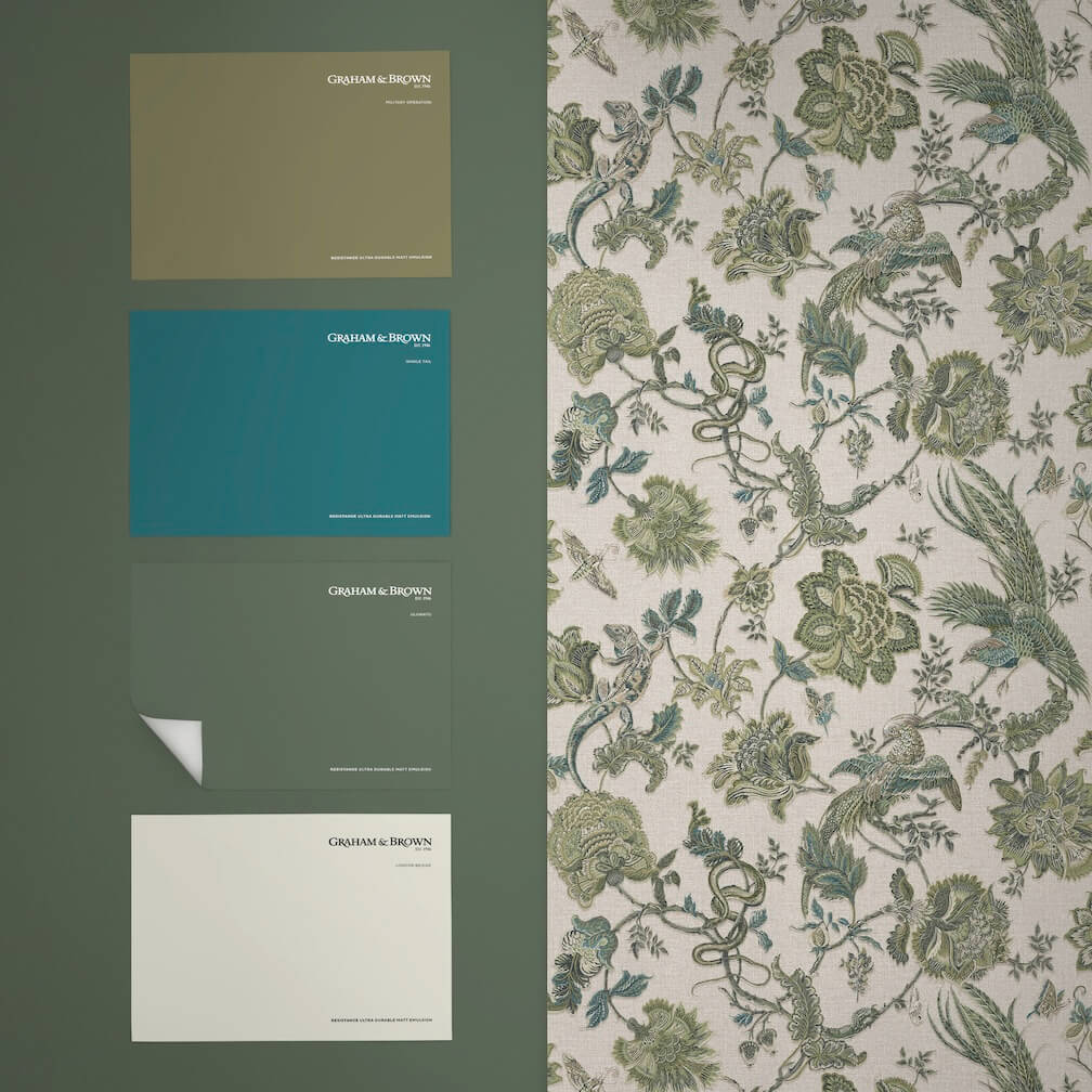 Graham & Brown Eternal Weave Sage Wallpaper (Set of 2 Rolls)