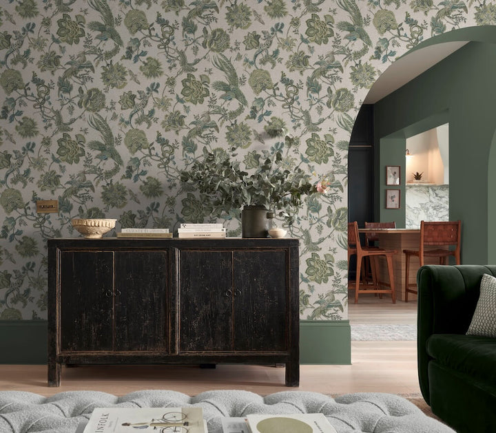 Graham & Brown Eternal Weave Sage Wallpaper (Set of 2 Rolls)