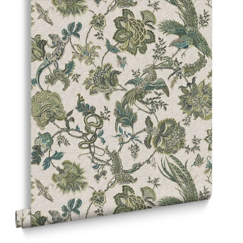 Graham & Brown Eternal Weave Sage Wallpaper (Set of 2 Rolls)