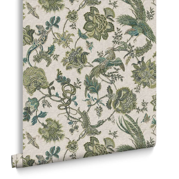 Graham & Brown Eternal Weave Sage Wallpaper (Set of 2 Rolls)