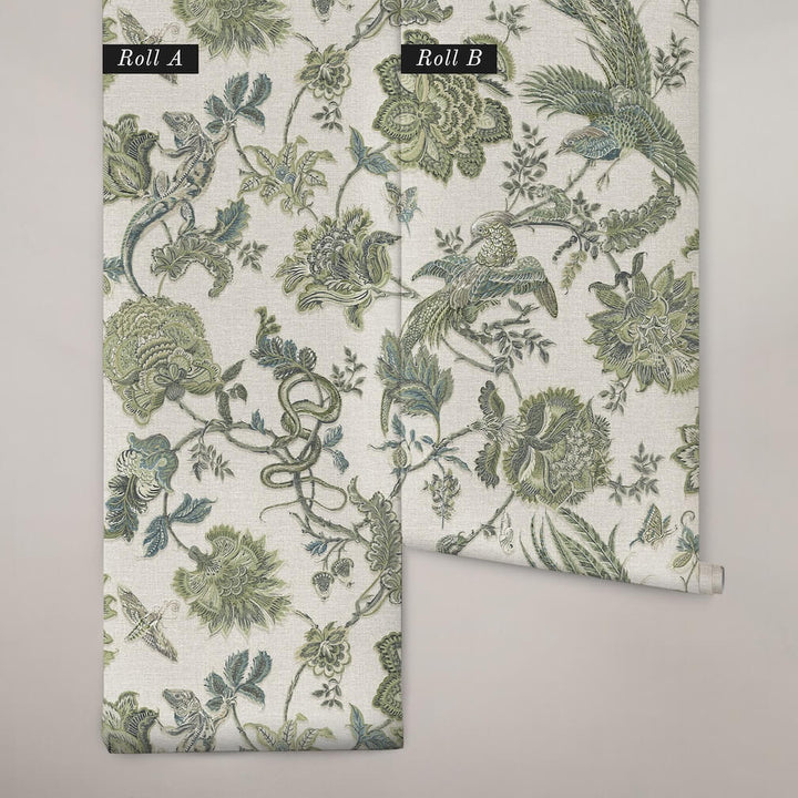 Graham & Brown Eternal Weave Sage Wallpaper (Set of 2 Rolls)