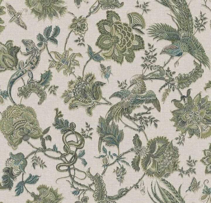 Graham & Brown Eternal Weave Sage Wallpaper (Set of 2 Rolls)