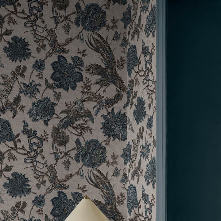 Graham & Brown Eternal Weave Denim Wallpaper (Set of 2 Rolls)