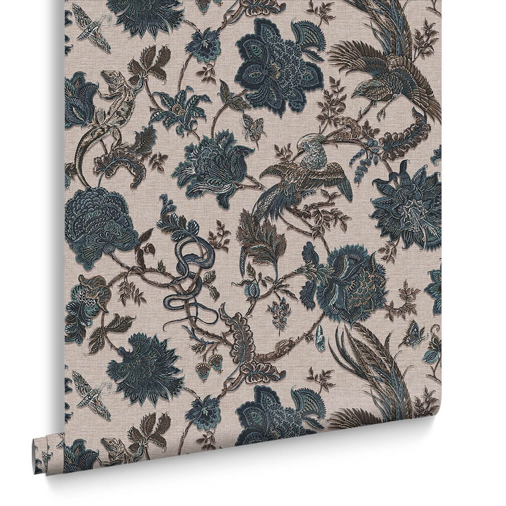 Graham & Brown Eternal Weave Denim Wallpaper (Set of 2 Rolls)