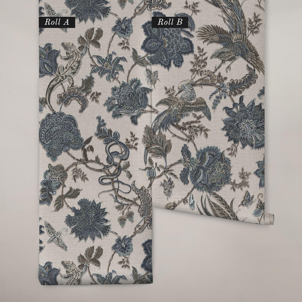 Graham & Brown Eternal Weave Denim Wallpaper (Set of 2 Rolls)