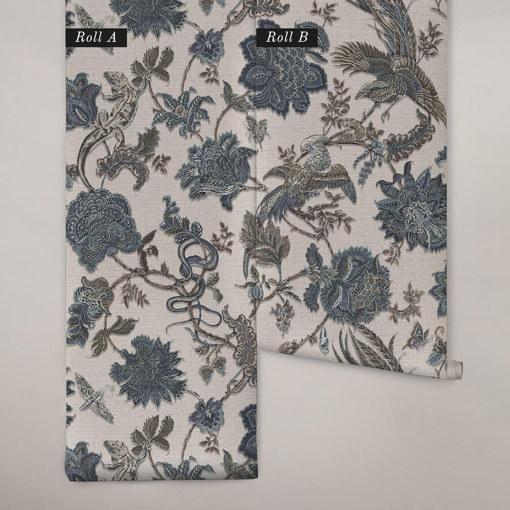 Graham & Brown Eternal Weave Denim Wallpaper (Set of 2 Rolls)