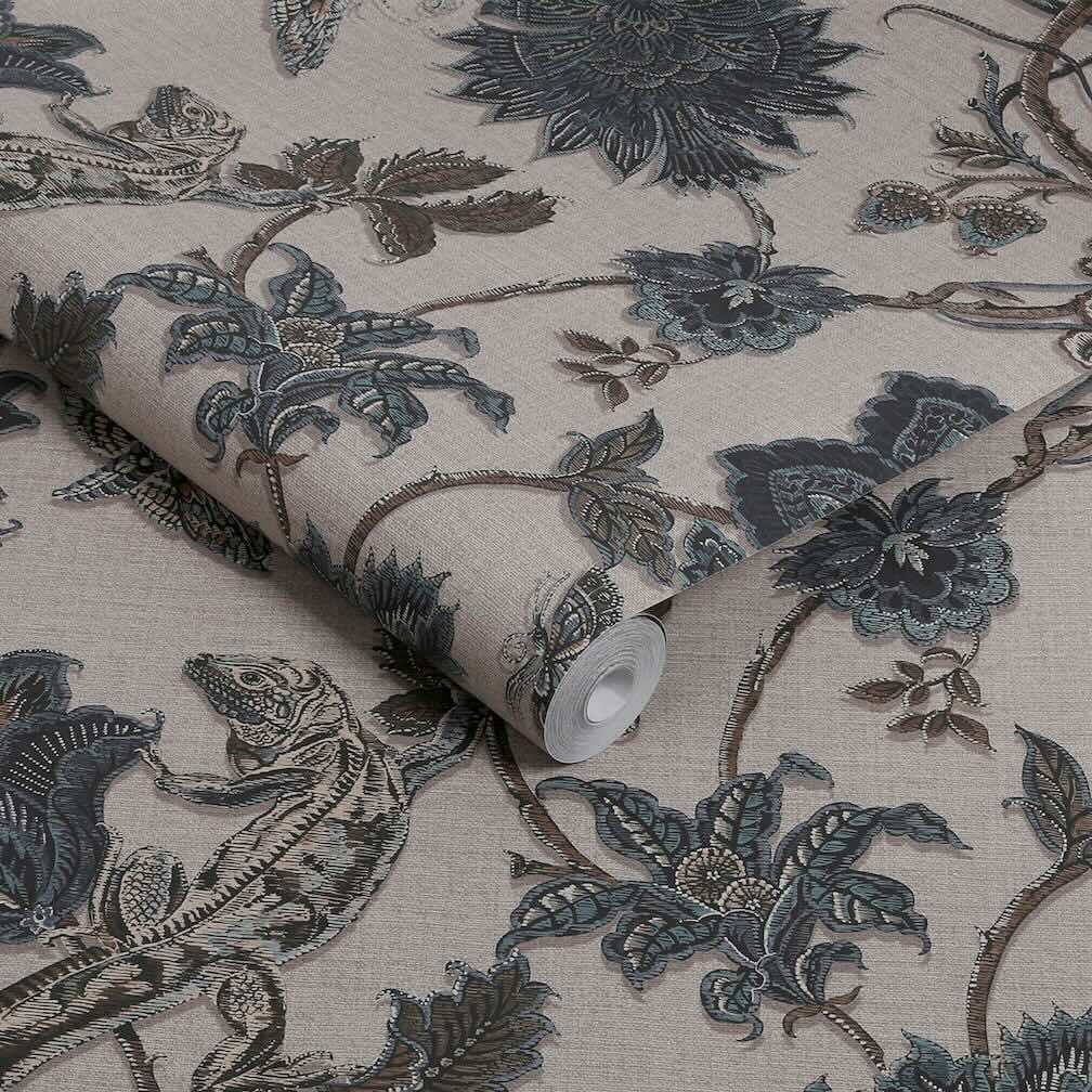Graham & Brown Eternal Weave Denim Wallpaper (Set of 2 Rolls)