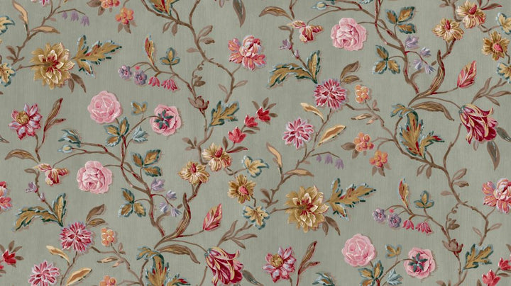 Laura Ashley Lingmell Trail Antique Green Wallpaper