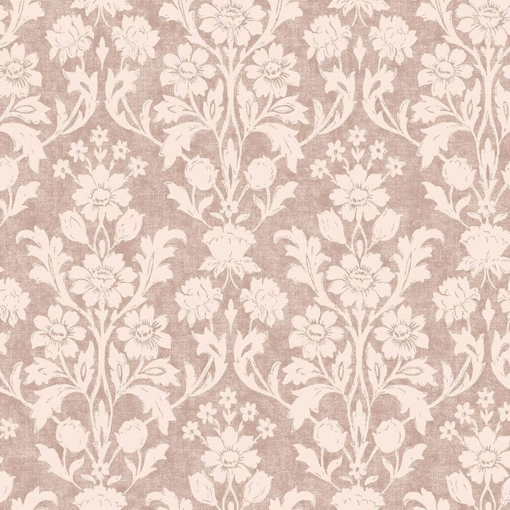 Laura Ashley Semington Silhouette Plaster Pink Wallpaper