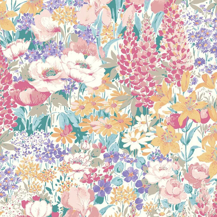 Laura Ashley Everingham Meadow Multi Wallpaper