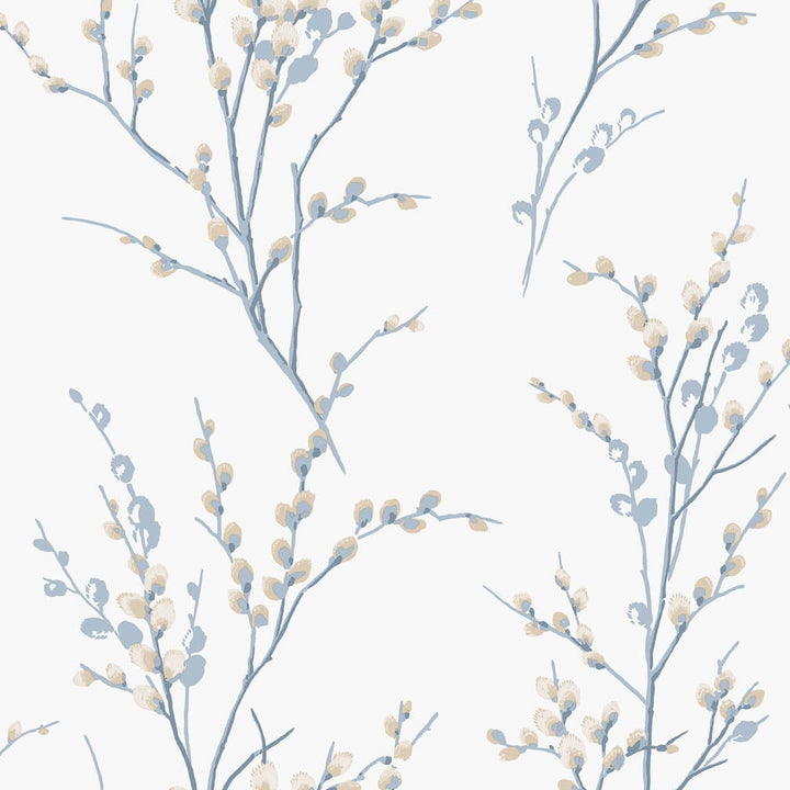 Laura Ashley Pussy Willow Seaspray Wallpaper