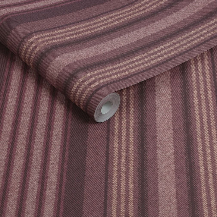 Superfresco Easy Loom Stripe Thistle Wallpaper