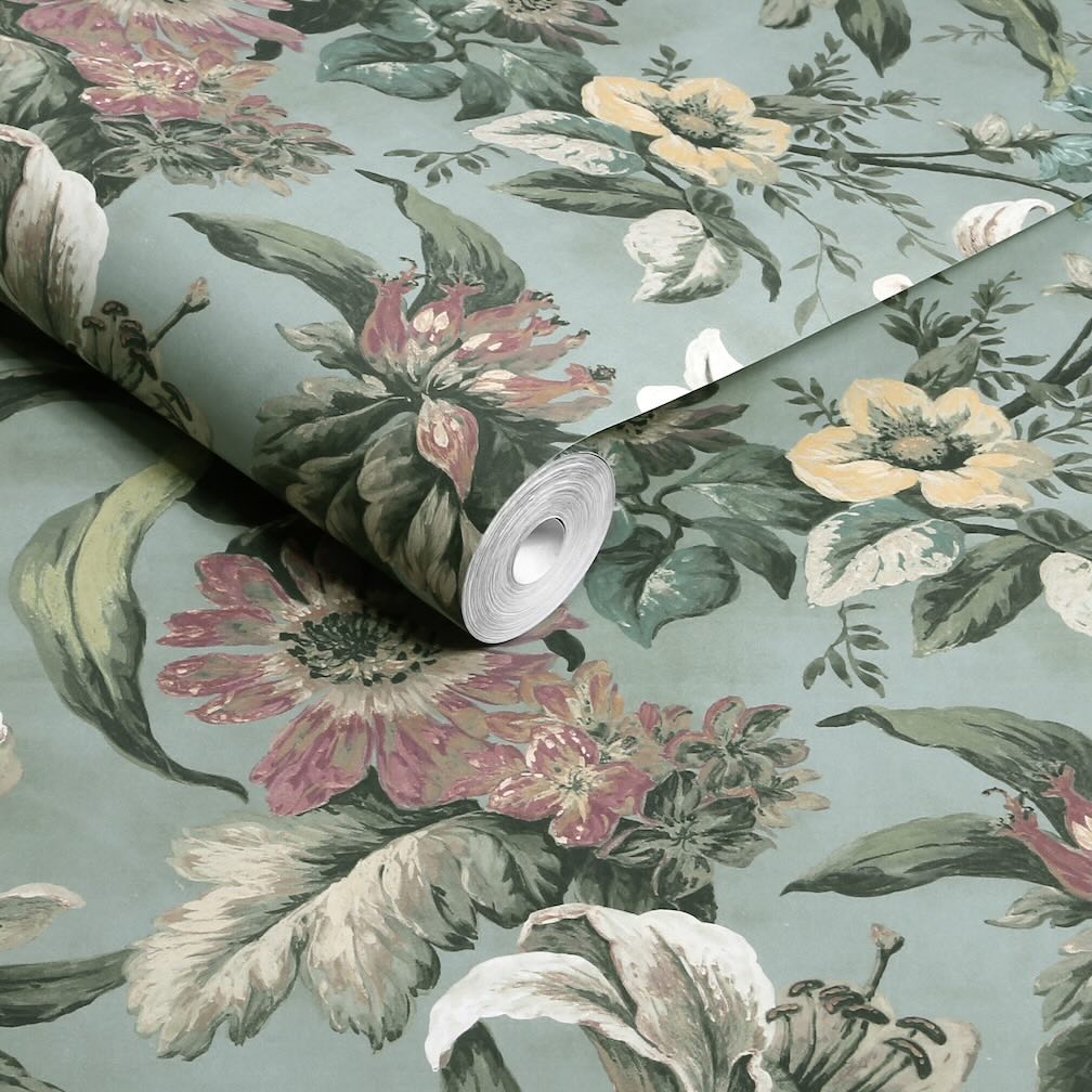 Graham & Brown Lys Mist Wallpaper