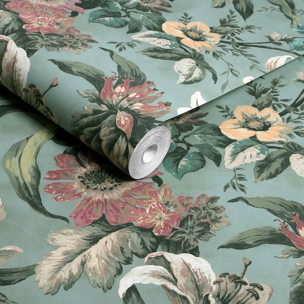 Graham & Brown Lys Mist Wallpaper