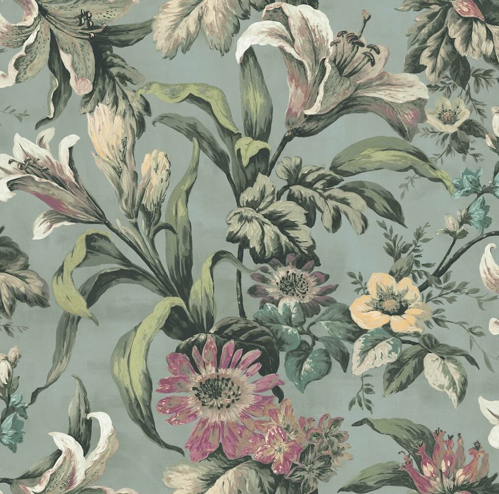 Graham & Brown Lys Mist Wallpaper