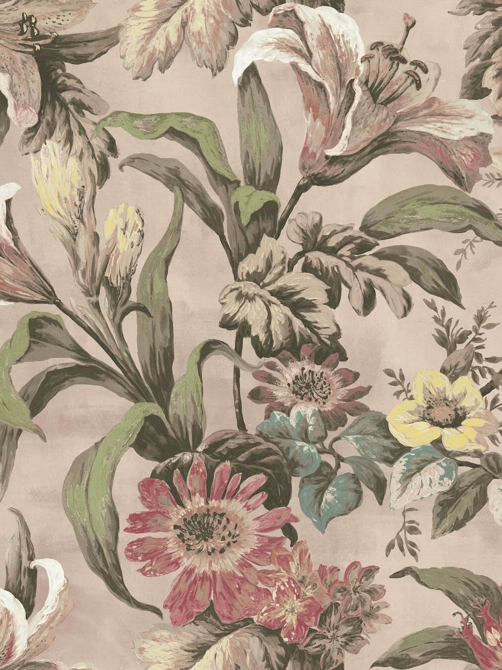 Graham & Brown Lys Whispering Rose Wallpaper
