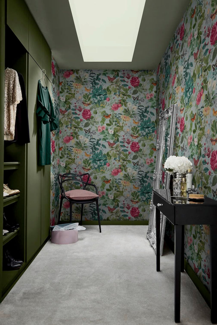 Graham & Brown Bodnant Garden Duck Egg Wallpaper (Set of 2 Rolls)