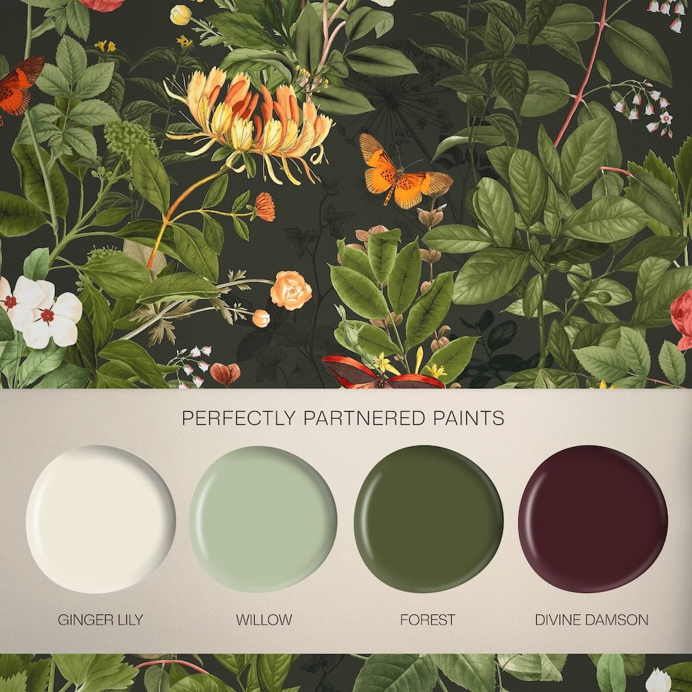 Graham & Brown Bodnant Garden Forest Wallpaper (Set of 2 Rolls)
