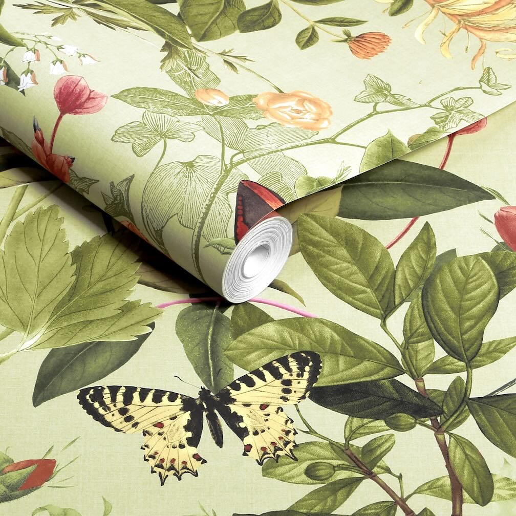Graham & Brown Bodnant Garden Willow Wallpaper (Set of 2 Rolls)