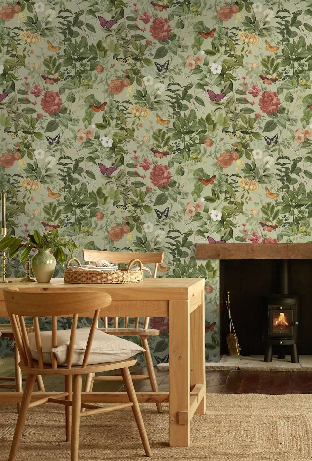 Graham & Brown Bodnant Garden Willow Wallpaper (Set of 2 Rolls)