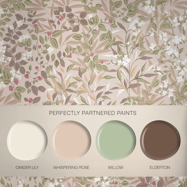 Graham & Brown Reverie Whispering Rose Wallpaper