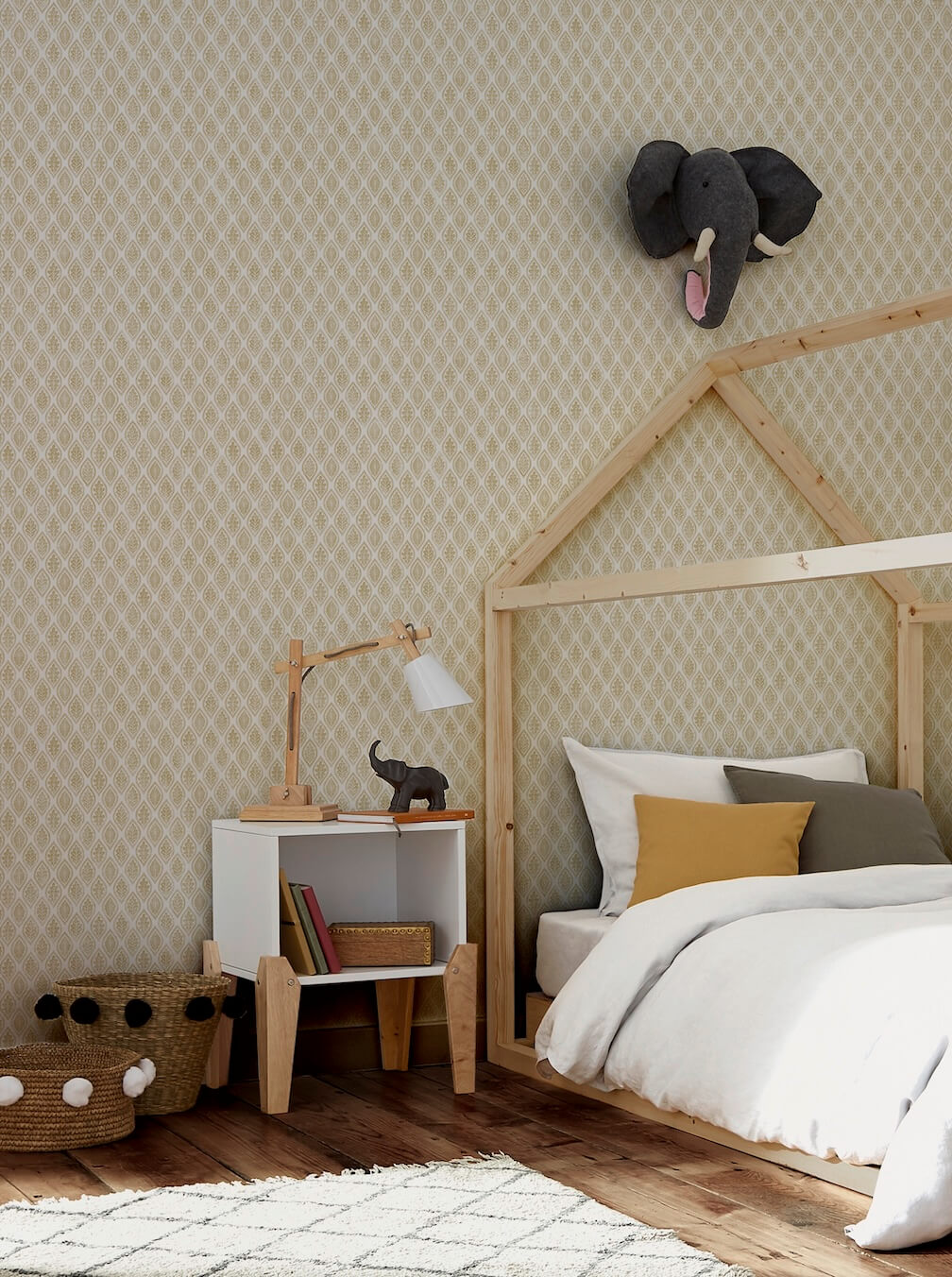 Graham & Brown Edo Crème Brûlée Wallpaper