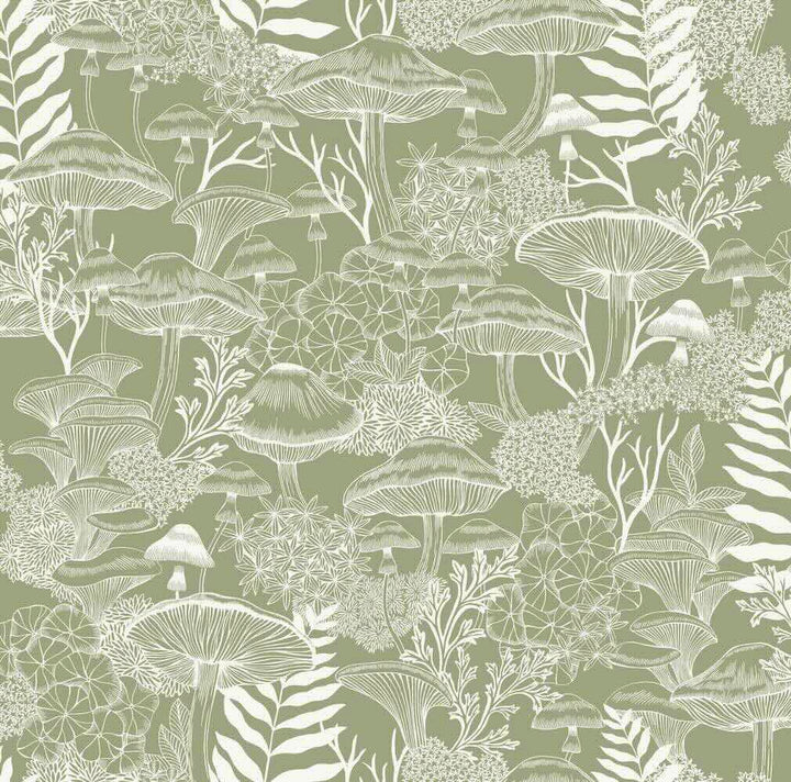 Graham & Brown Fungi Folklore Willow Wallpaper