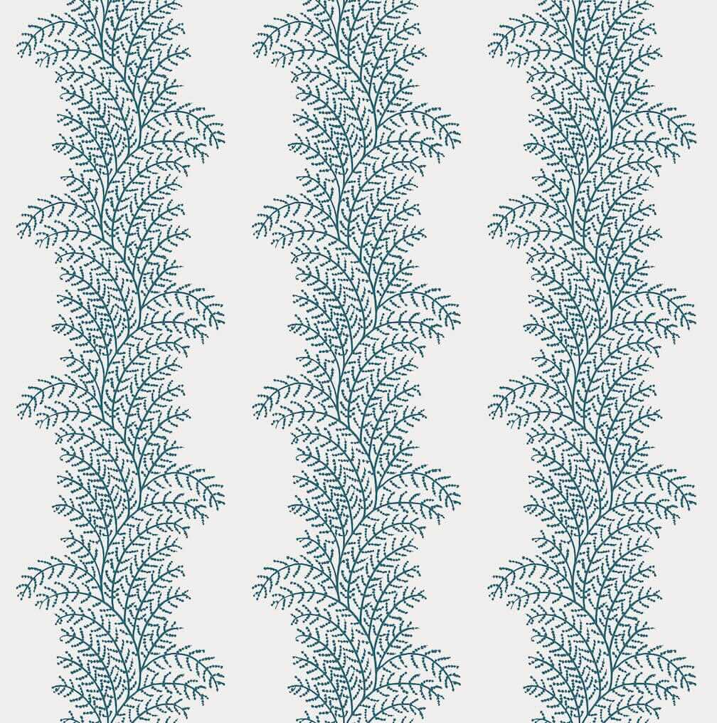 Graham & Brown Whispering Fern Navy Wallpaper