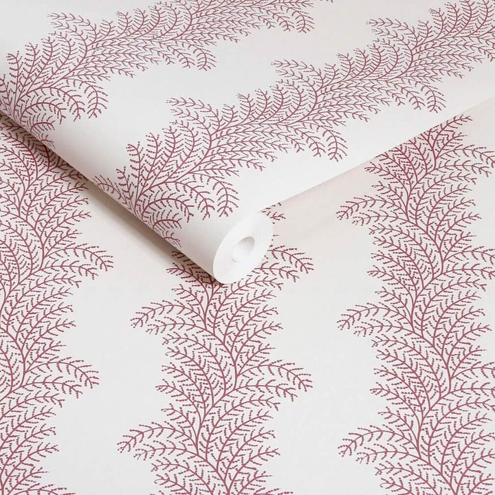 Graham & Brown Whispering Fern Divine Damson Wallpaper